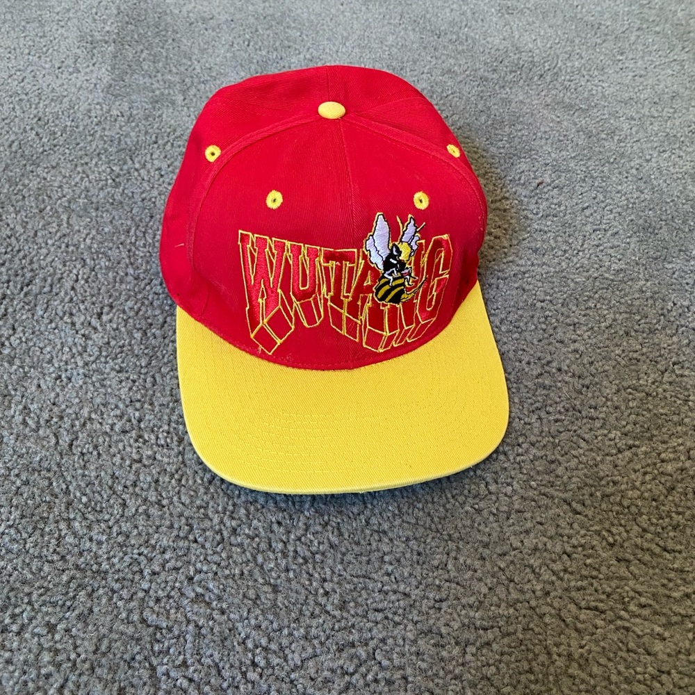Vintage Wu-Tang Red and Yellow Snapback Cap